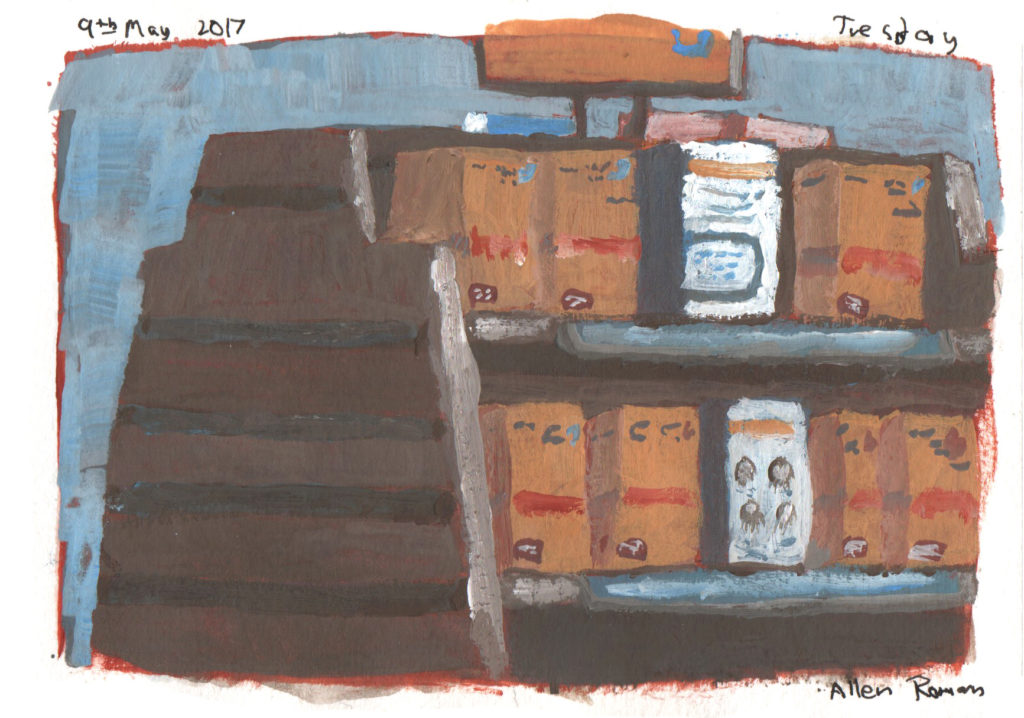 My sketchbook smelled very good after this was finished.