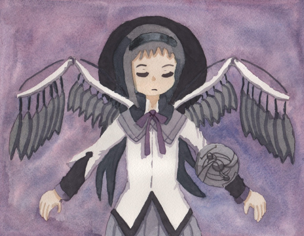 Akemia Homura from Puella Magi Madoka Magica