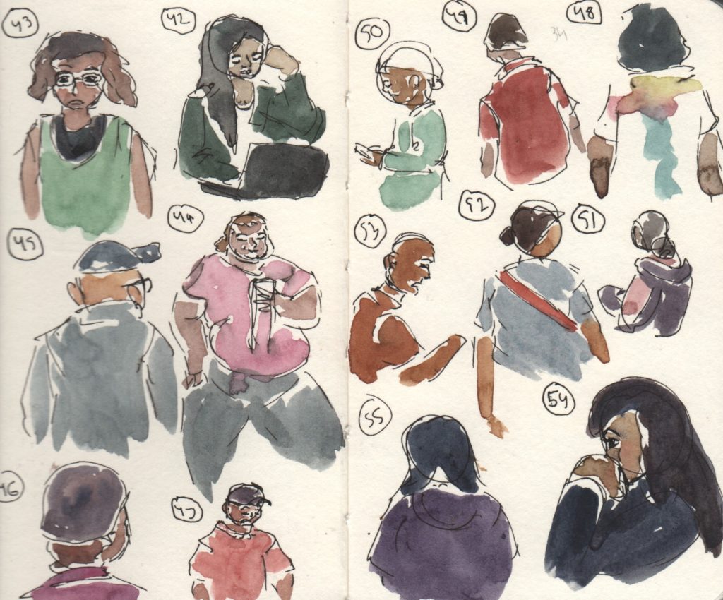 One week, 100 people 2017 #42-55