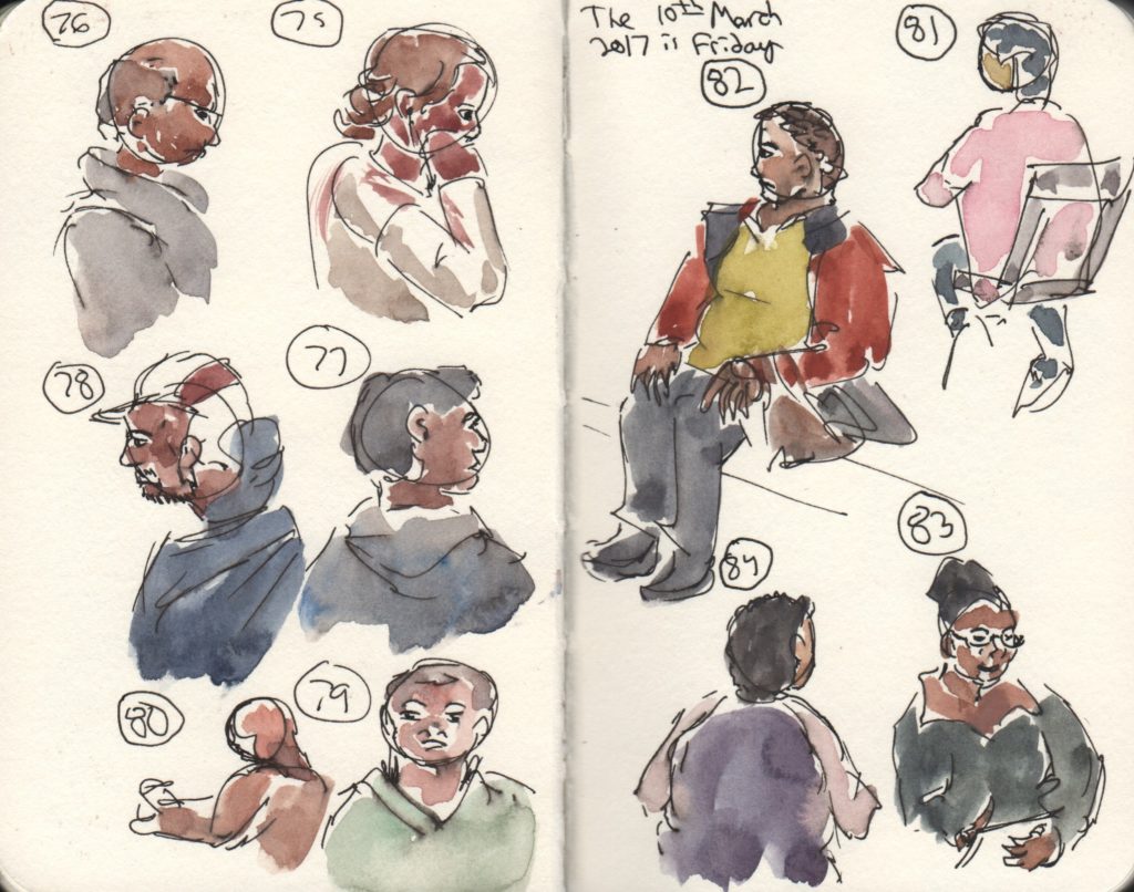 One week, 100 people 2017 #75-84