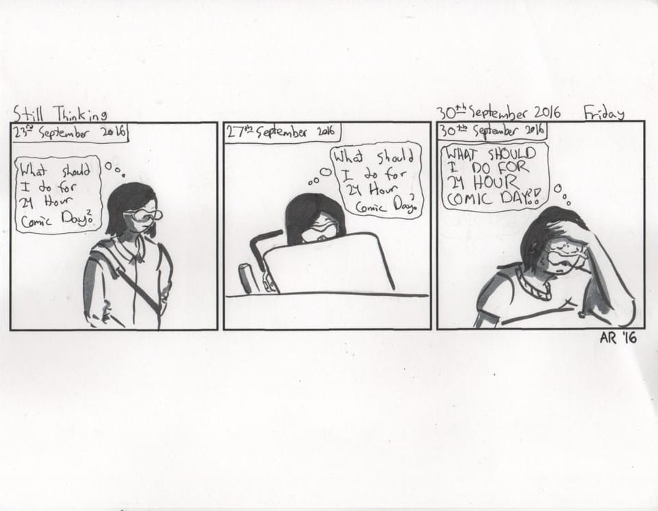 Still Thinking (Update: Plans for Inktober)