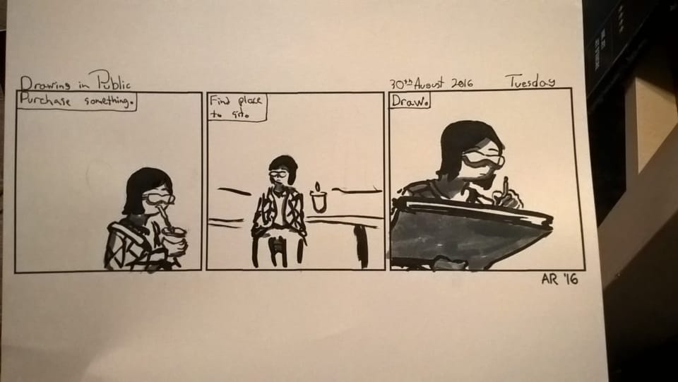 Drawing in Public