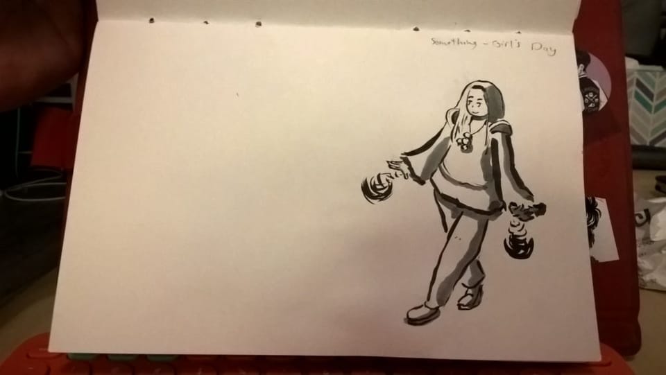 Inktober/Kpoptober Day 20: Something by Girl's Day