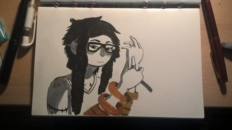Inktober/Kpoptober Day 23: The Eye by INFINITE
