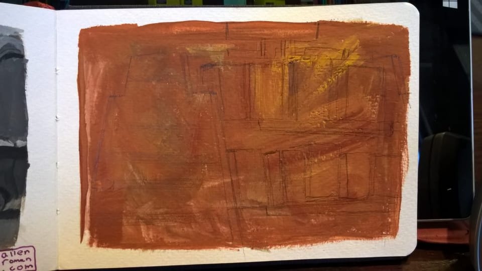 Rosetta Stone Bookshelf in Casein (Process)